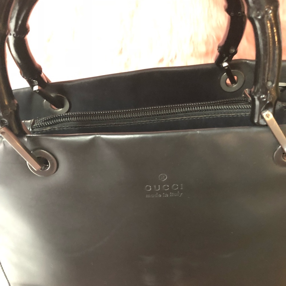 Gucci Black Leather Bag